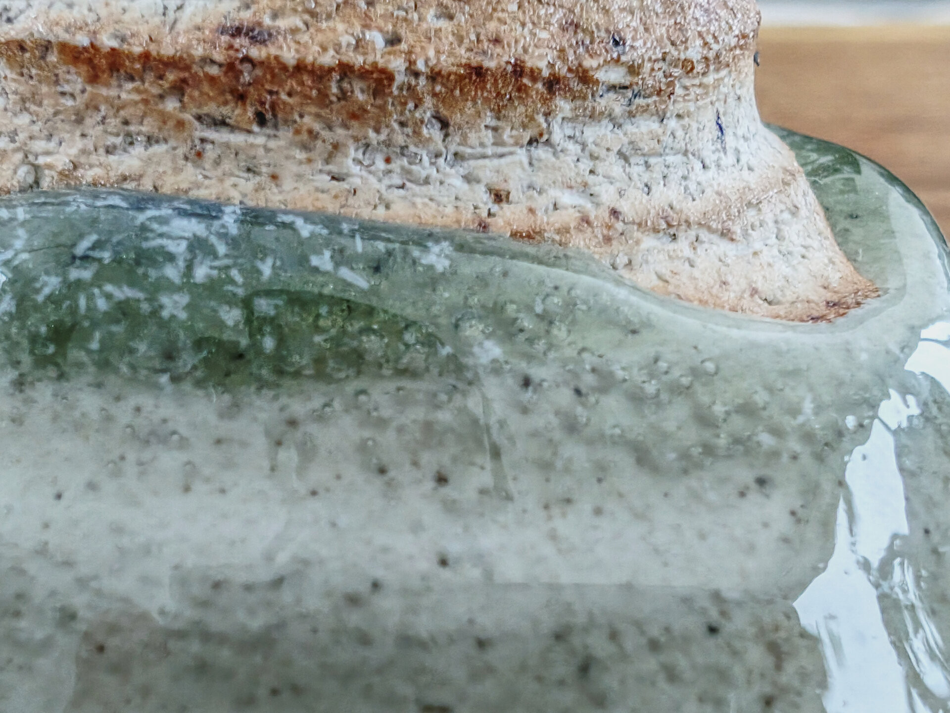 Details Celadon-Teeschale von Jiri Duchek